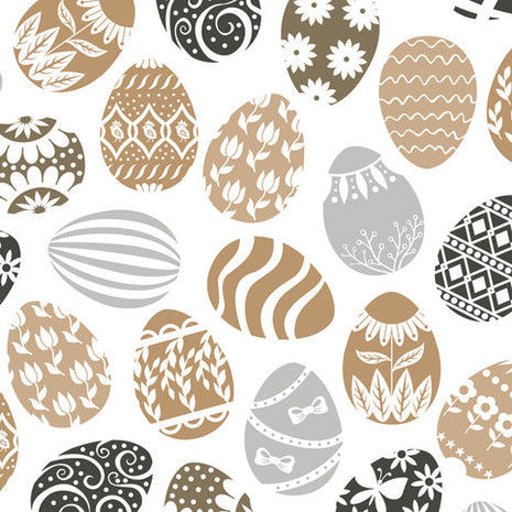Húsvét Elegant Eggs szalvéta 20 db-os 33x33 cm