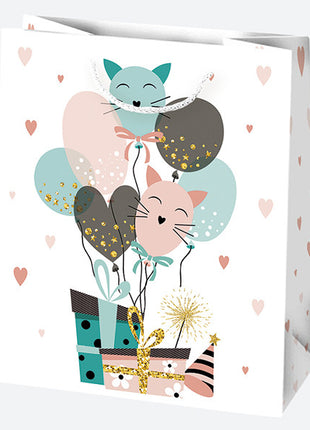 Happy Birthday For Everyone papír ajándéktasak, ajándékzacskó 19x23x10,5 cm