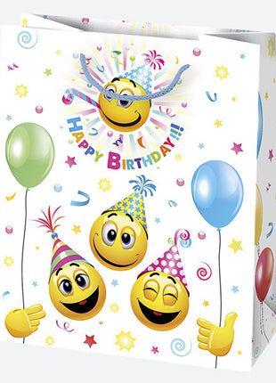 Happy Birthday For Everyone papír ajándéktasak, ajándékzacskó 19x23x10,5 cm