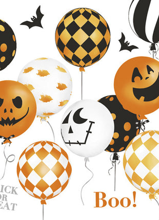 Halloween Scary Balloons szalvéta 20 db-os 33x33 cm