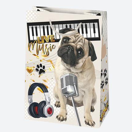 Happy Birthday Friends papír ajándéktasak, ajándékzacskó 23x32x11 cm