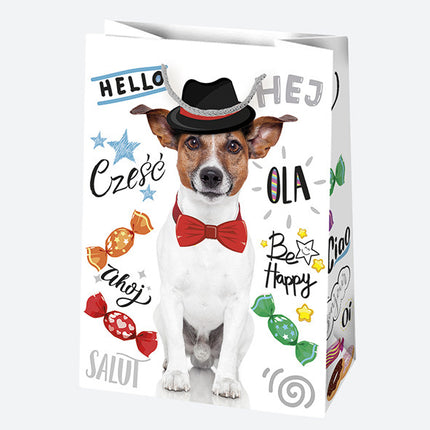 Happy Birthday Friends papír ajándéktasak, ajándékzacskó 23x32x11 cm