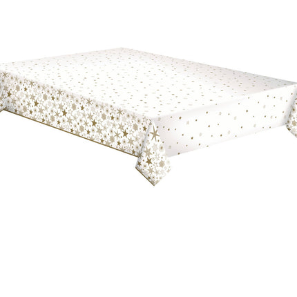 Karácsony Gold Stars papír asztalterítő 120x180 cm