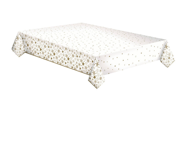 Karácsony Gold Stars papír asztalterítő 120x180 cm