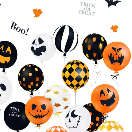 Halloween Scary Balloons papír asztalterítő 120x180 cm