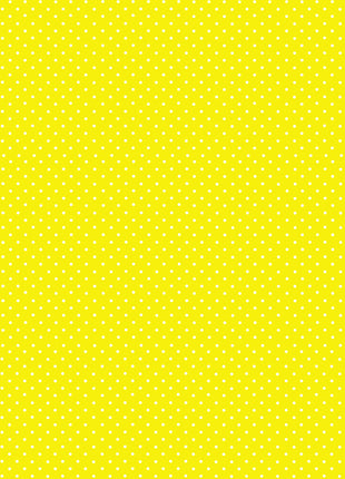 Sárga White Dots papír asztalterítő 120x180 cm