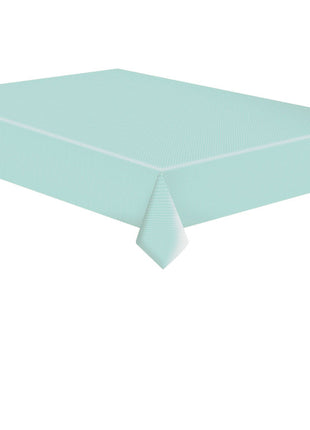 Menta zöld White Dots papír asztalterítő 120x180 cm