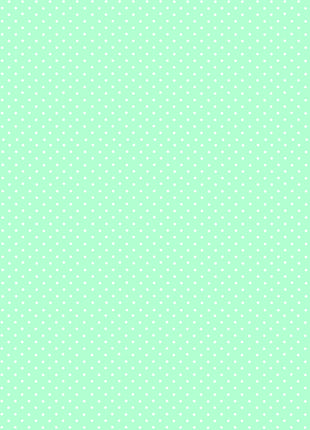Menta zöld White Dots papír asztalterítő 120x180 cm