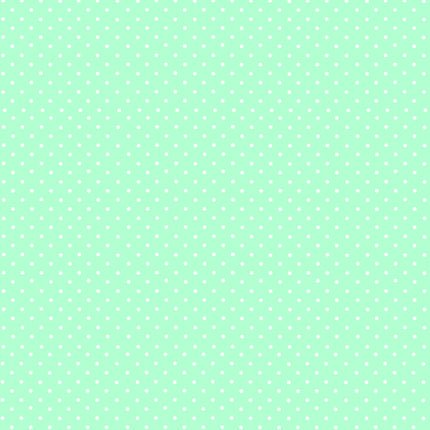 Menta zöld White Dots papír asztalterítő 120x180 cm