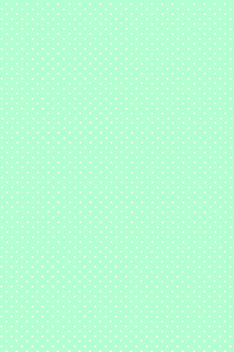 Menta zöld White Dots papír asztalterítő 120x180 cm