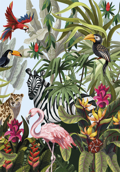 Természet Jungle A/4 gumis mappa