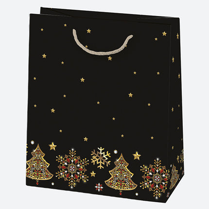 Karácsony Mix papír ajándéktasak, ajándékzacskó 19x23x10,5 cm