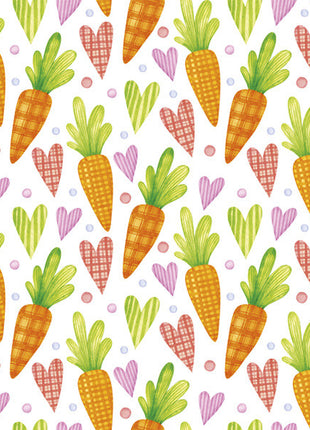 Húsvét Sweet Carrots szalvéta 20 db-os 33x33 cm