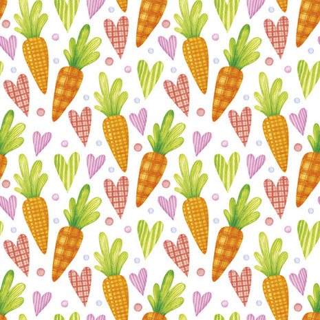 Húsvét Sweet Carrots szalvéta 20 db-os 33x33 cm