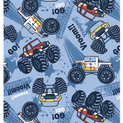 Jármű Monster Truck A/4 gumis mappa