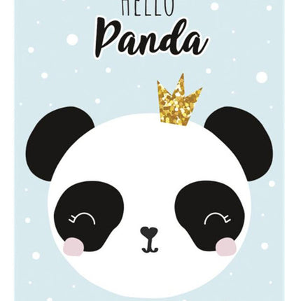 Panda Crown A/4 gumis mappa