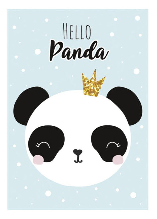 Panda Crown A/4 gumis mappa