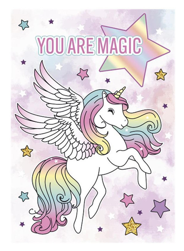 Unikornis You are Magic A/4 gumis mappa