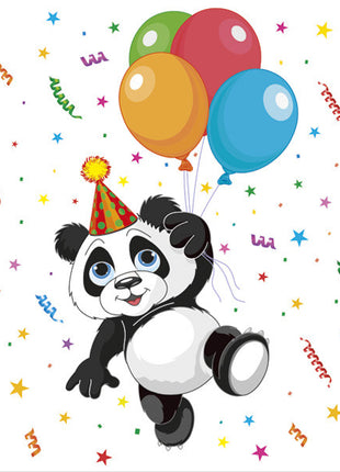 Állatos Funny Panda szalvéta 20 db-os 33x33 cm