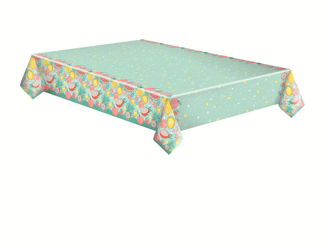 Gyümölcs Pastel Exotic papír asztalterítő 120x180 cm
