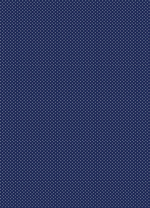 Sötétkék White Dots papír asztalterítő 120x180 cm