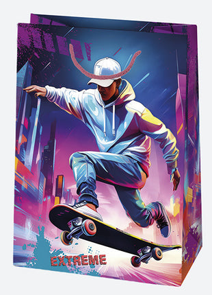 Jármű, sport Extreme papír ajándéktasak, ajándékzacskó 23x32x11 cm
