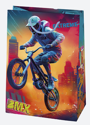 Jármű, sport Extreme papír ajándéktasak, ajándékzacskó 23x32x11 cm