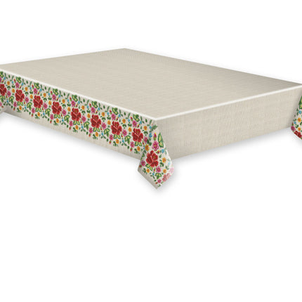 Hímzés Embroidery Folk papír asztalterítő 120x180 cm