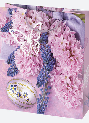 Húsvét Spring papír ajándéktasak, ajándékzacskó 15,5x15,5x8 cm