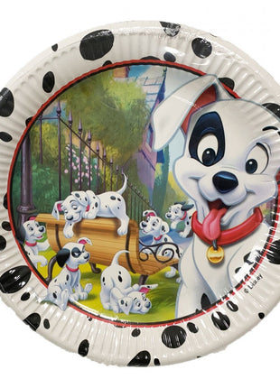 Disney 101 Kiskutya Play papírtányér 8 db-os 23 cm
