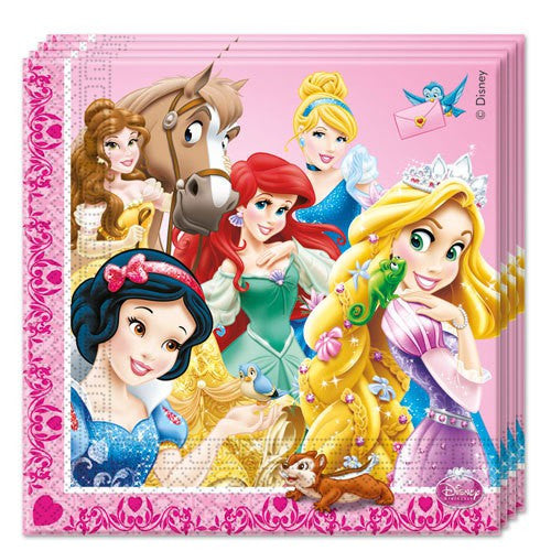 Disney Hercegnők szalvéta 20 db-os 33x33 cm