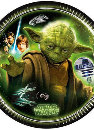 Star Wars Heroes papírtányér 8 db-os 19,5 cm