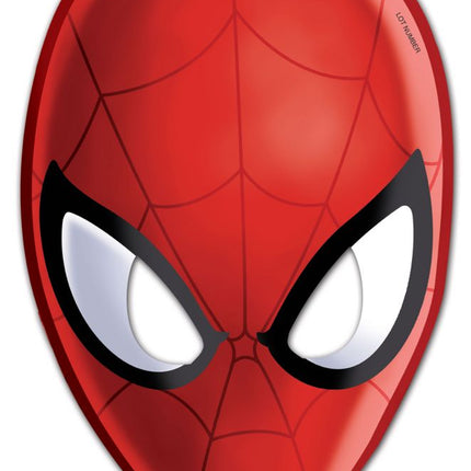 Pókember Crime Fighter maszk, álarc 6 db-os