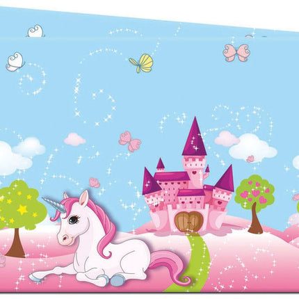 Unikornis Castle műanyag asztalterítő 120x180 cm