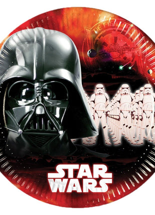 Star Wars Dark Force papírtányér 8 db-os 23 cm