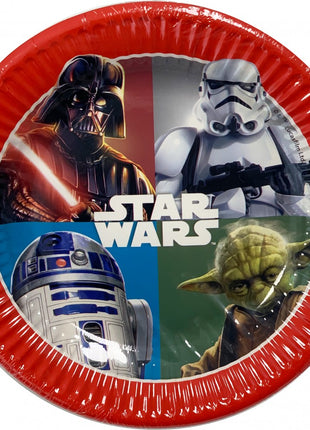 Star Wars Dark Force papírtányér 8 db-os 20 cm