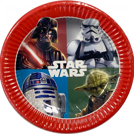 Star Wars Dark Force papírtányér 8 db-os 20 cm