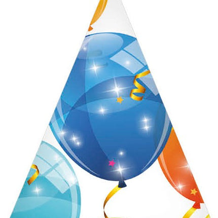 Lufis Sparkling parti kalap, csákó 6 db-os