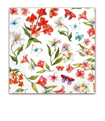 Virágos Happy Nature szalvéta 20 db-os 33x33 cm