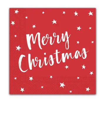 Karácsonyi Festive Stars szalvéta 20 db-os 33x33 cm