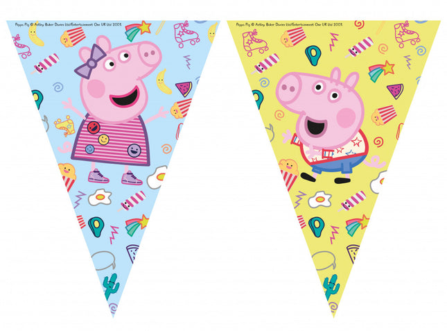 Peppa malac Messy Play zászlófüzér 2,3 m