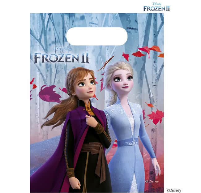 Disney Jégvarázs Leaf ajándéktasak, ajándékzacskó 6 db-os