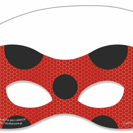 Katicabogár és Fekete macska kalandjai Hero maszk, álarc 6 db-os