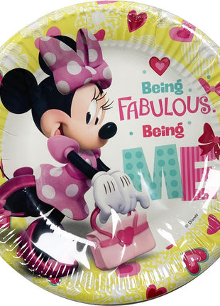 Disney Minnie Happy Helpers papírtányér 8 db-os 20 cm