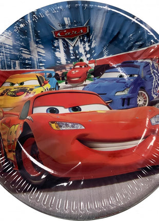 Disney Verdák Arena Race papírtányér 8 db-os 20 cm