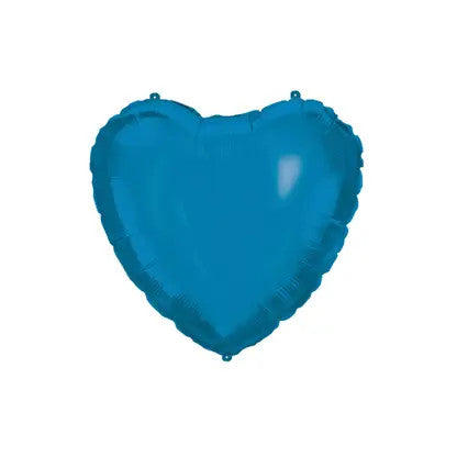 Blue Heart, Kék szív fólia lufi 46 cm