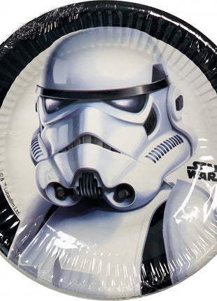 Star Wars Troopers papírtányér 8 db-os 20 cm