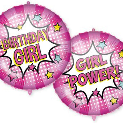 Happy Birthday Girl fólia lufi 46 cm