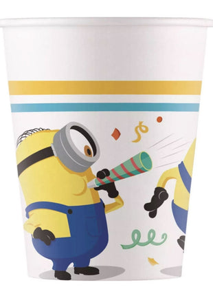 Minyonok The Rise of Gru papír pohár 8 db-os 200 ml FSC