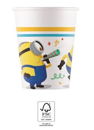 Minyonok The Rise of Gru papír pohár 8 db-os 200 ml FSC